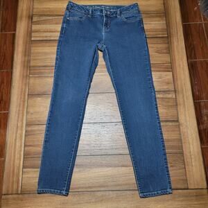 Vera Wang Simply Vera Dark Wash Straight Denim Jeans - Size 4